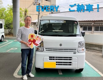 エブリイご納車させて頂きました！